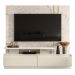 Home para TVs 75" com 2 Gavetas Richmond Calacata Off White