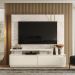 Home para TVs 75" com 2 Gavetas Richmond Calacata Off White