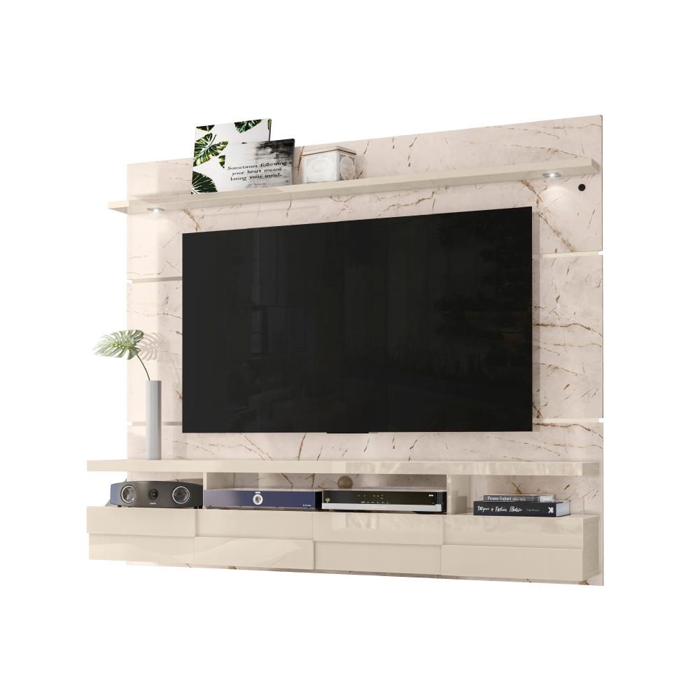 Home para TVs até 60 Polegadas Suspenso Saga Calacata Off-White