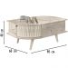 Mesa De Centro Para Sala 2 Portas 3071 Calacata Off White MDT