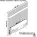 Painel Bancada Tv 75 Pol 245x238 cm Laguna Calacata Off White MADETEC