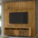 Painel Bancada Tv 75 Pol 245x238 cm Prestige Cumaru MADETEC