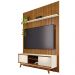 Painel E Bancada Tv 65 Pol 245x179 cm Milo Cinamomo Off White MADETEC