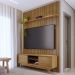 Painel E Bancada Tv 65 Pol 245x179 cm Milo Cumaru MADETEC