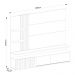 Painel Home Suspenso Atena Cinamomo/Off White para TV até 65” - Madetec