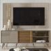 Painel Rack Bancada Tv 60 Pol 160 cm Cronos Fend Naturale MADETEC 