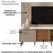 Painel Rack Bancada Tv 60 Pol 160 cm Cronos Fend Naturale MADETEC 