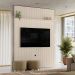 Painel Suspenso Piso-Teto para Tv 65 Polegadas Cassio Off White