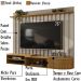 Painel Suspenso TV 75 Pol 207 cm 2901 Fenddi Naturale MDT