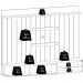 Painel Suspenso TV 75 Pol 207 cm 2901 Fenddi Naturale MDT