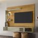 Painel Suspenso Tv 50 Pol 2P 160 cm Select Cumaru Opala MADETEC