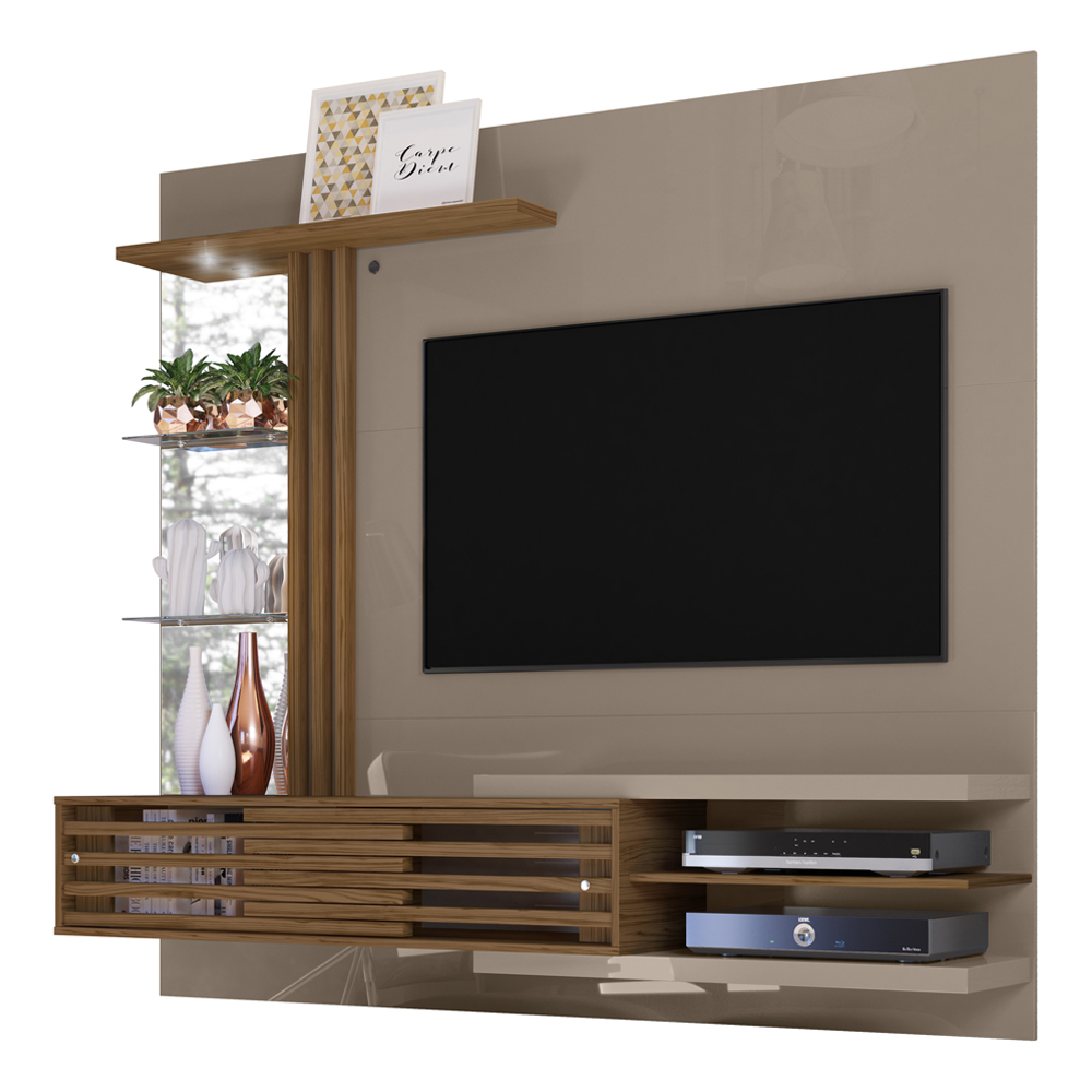 Painel Suspenso Tv 55 Pol 182 cm Frizz Supreme Fend Naturale MADETEC