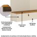 Painel Suspenso Tv 55 Pol 1P 141 cm Iris Cinamomo Off White MADETEC