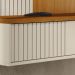 Painel Suspenso Tv 65 Pol 1P 160 cm Aurora Cinamomo Off White MADETEC