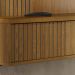 Painel Suspenso Tv 65 Pol 1P 160 cm Aurora Cumaru MADETEC