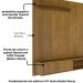 Painel Suspenso Tv 65 Pol 1P 160 cm Aurora Cumaru MADETEC