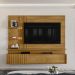 Painel Suspenso Tv 65 Pol 3P 200 cm Atena Cumaru MADETEC