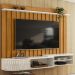Painel Suspenso Tv 75 Pol 207 cm Imola Cinamomo Off White MADETEC