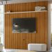 Painel Suspenso Tv 75 Pol 245x238 cm Guapore Cinamomo Off White MADETEC