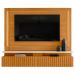 Painel Suspenso Tv 75 Pol 2P 216 cm Gaia Cinamomo Off White Madetec