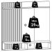 Painel Suspenso para Tv 55 Polegadas 1 Porta Basculante Isis Cinamomo/Off White