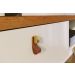 Painel Suspenso para Tv 55 Polegadas 1 Porta Basculante Isis Cinamomo/Off White