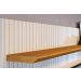Painel Suspenso para Tv 55 Polegadas 1 Porta Basculante Isis Cinamomo/Off White