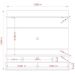 Painel Suspenso para Tv 60 Polegadas com 2 Portas Alana 1.8 Cinamomo/Off White
