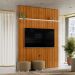 Painel Tv 65 Pol 245X179 cm New Interlagos Cinamomo Off White MADETEC