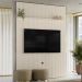 Painel Tv 65 Pol 245X179 cm New Interlagos Off White MADETEC