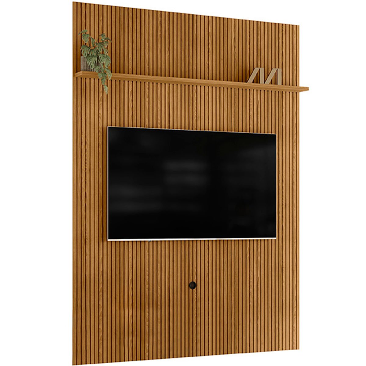 Painel para TV 65 Polegadas Composição Bancada Nilo Cumaru/Opala