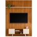 Painel para TV 65 Polegadas Composição Bancada Panor Cinamomo/Off White