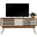 Painel para TV 65 Polegadas Composição Bancada Premax Naturale/Off White
