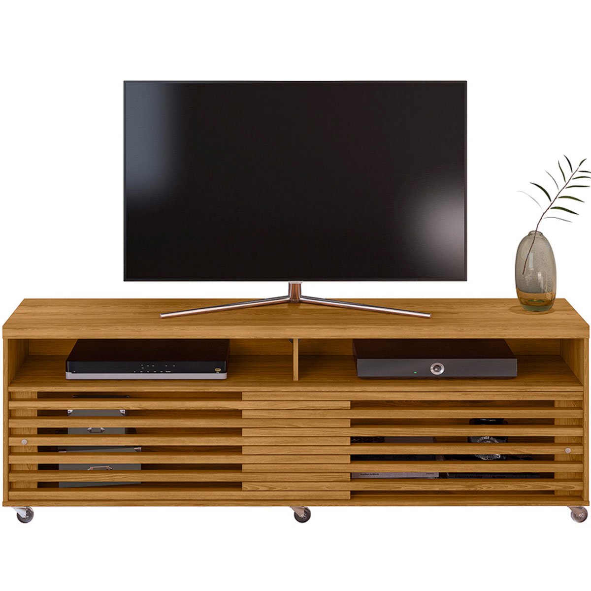 Painel para TV 75 Polegadas Composição Bancada Prestigio Cumaru