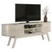 Rack Bancada 183 cm TV 75 Pol 5111 Calacata Off White MDT