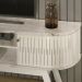 Rack Bancada 183 cm TV 75 Pol 5111 Calacata Off White MDT
