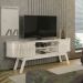 Rack Bancada 183 cm TV 75 Pol 5111 Calacata Off White MDT