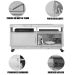Rack Bancada Abel 1 Porta de Correr Para Tv de 50" Polegadas Cinamomo/Off White