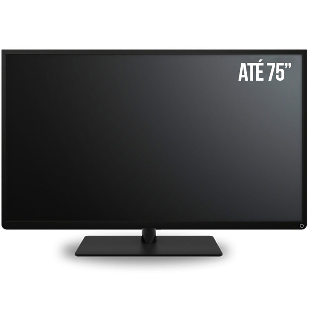 Rack Bancada Foz 2 Portas Rodízios TV até 75 Polegadas  Cinamomo/Off White