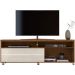 Rack Bancada Foz 2 Portas Rodízios TV até 75 Polegadas  Naturale/Off White