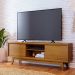 Rack Bancada Mundi 2 Portas para Tv de 75" Polegadas Cumaru