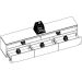 Rack Bancada Serena 3 Gavetas Para Tv de 75" Polegadas Cinamomo/Off White