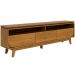 Rack Bancada Serena 3 Gavetas Para Tv de 75" Polegadas Cumaru