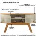 Rack Bancada Tv 55 Pol 136 cm Atlanta Cumaru Opala MADETEC