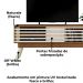 Rack Bancada Tv 65 Pol 150 cm 2 Portas Frizz Naturale Off White MADETEC