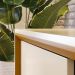 Rack Bancada Tv 65 Pol 2P 164 cm Atlas Cinamomo Off White MADETEC
