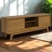 Rack Bancada Tv 65 Pol 2P 164 cm Atlas Cumaru MADETEC