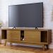 Rack Bancada Tv 65 Pol 2P 164 cm Atlas Cumaru MADETEC