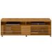 Rack Bancada Tv 65 Pol 2P 182 cm Frizz Cumaru MADETEC