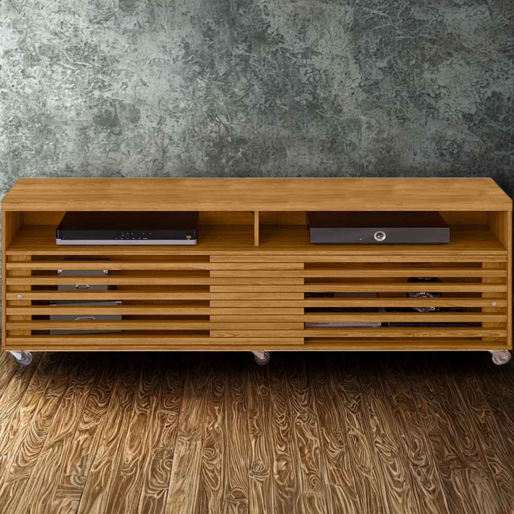 Rack Bancada Tv 65 Pol 2P 182 cm Frizz Cumaru MADETEC